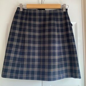 Aritzia  BABATON Plaid Mini Skirt